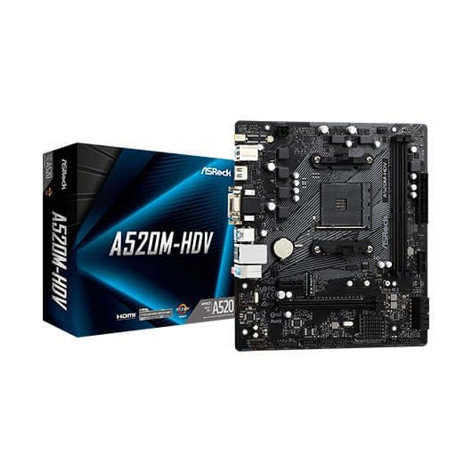 PLACA BASE ASROCK AM4 A520M-HDV DDR4 MATX