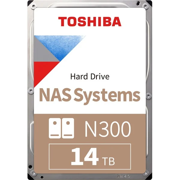 Toshiba N300 NAS HDWG51EUZSVA 14TB 3.5" SATA-600