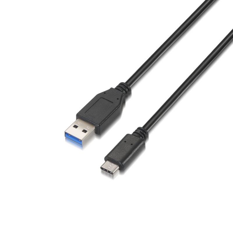 CABLE USB(A) 3.1 A USB TIPO C 3.1 AISENS 1M NEGRO