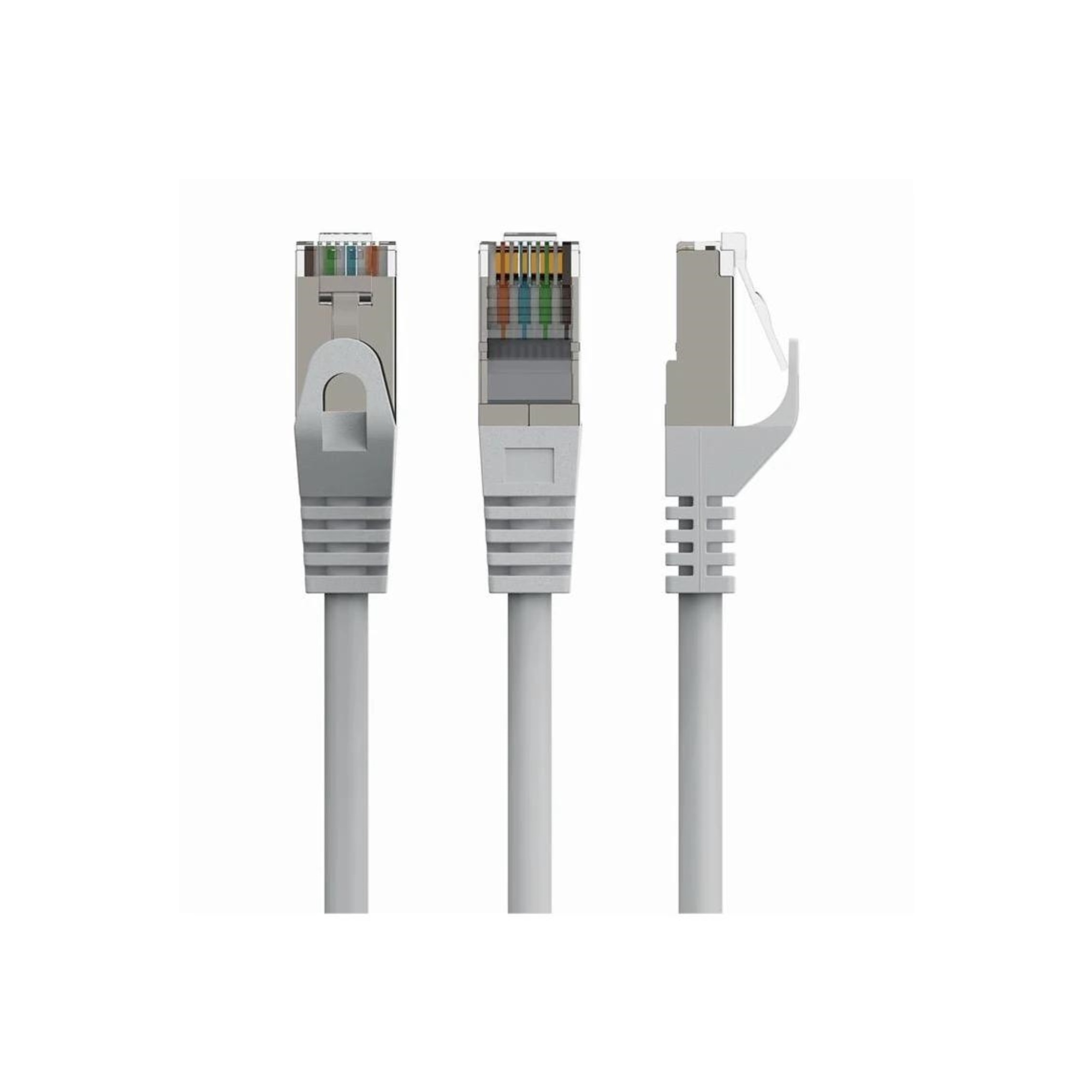 Gembird Latiguillo S/FTP Cat.6A LSZH 3mts Gris