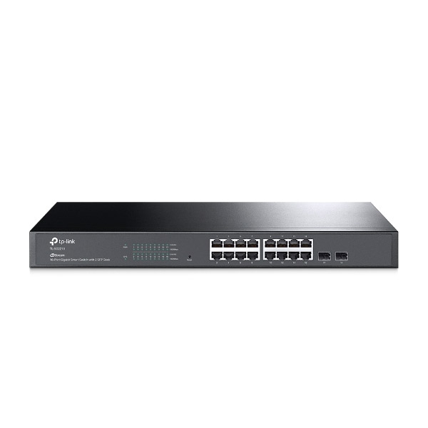 SWITCH GESTIONABLE JETSTREAM 16P GIGABIT CON 2 RANURAS SFP GIGABIT RACK 19 1U
