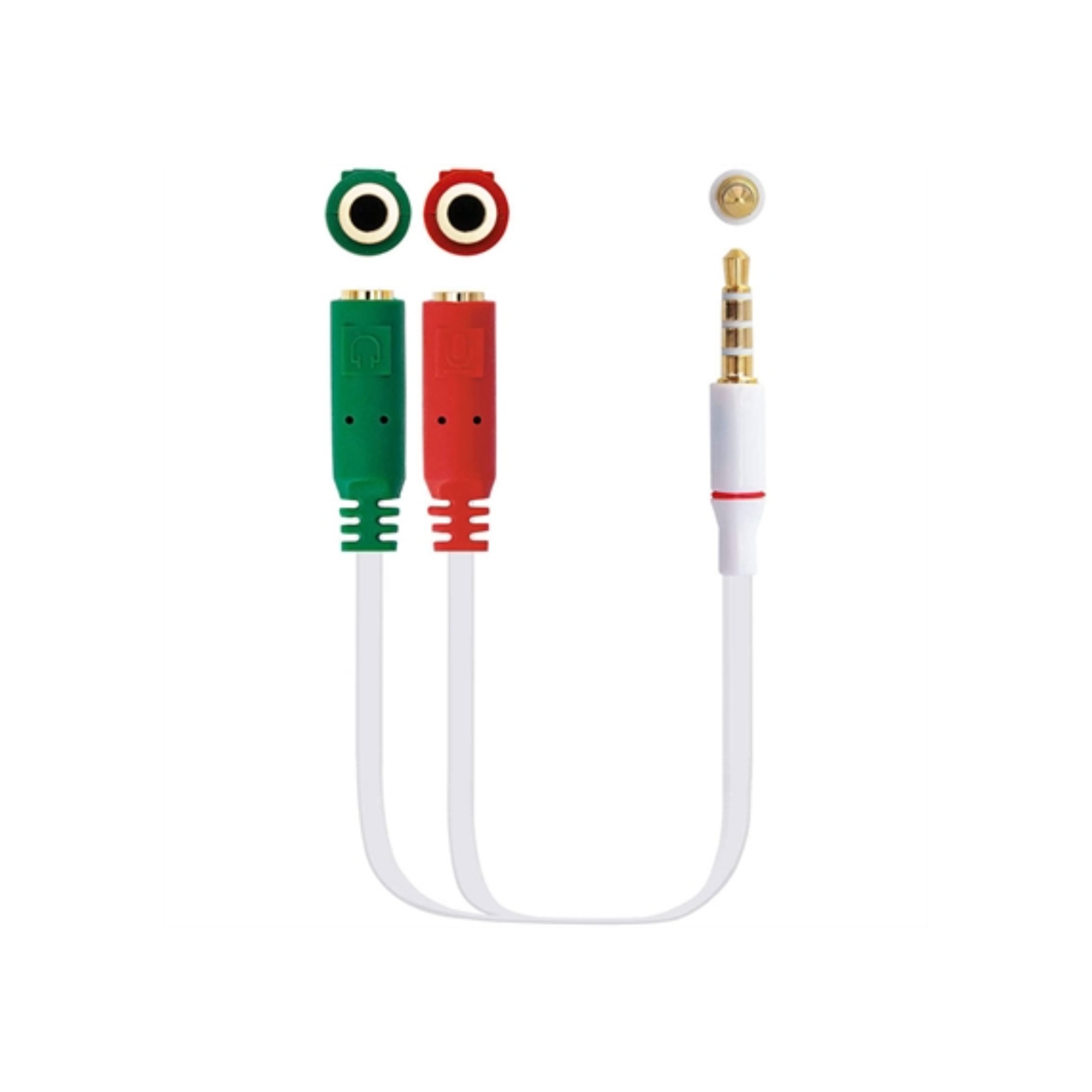 Nanocable Cable Audio Jack 3.5/H 2xJack 3.5/M 20cm