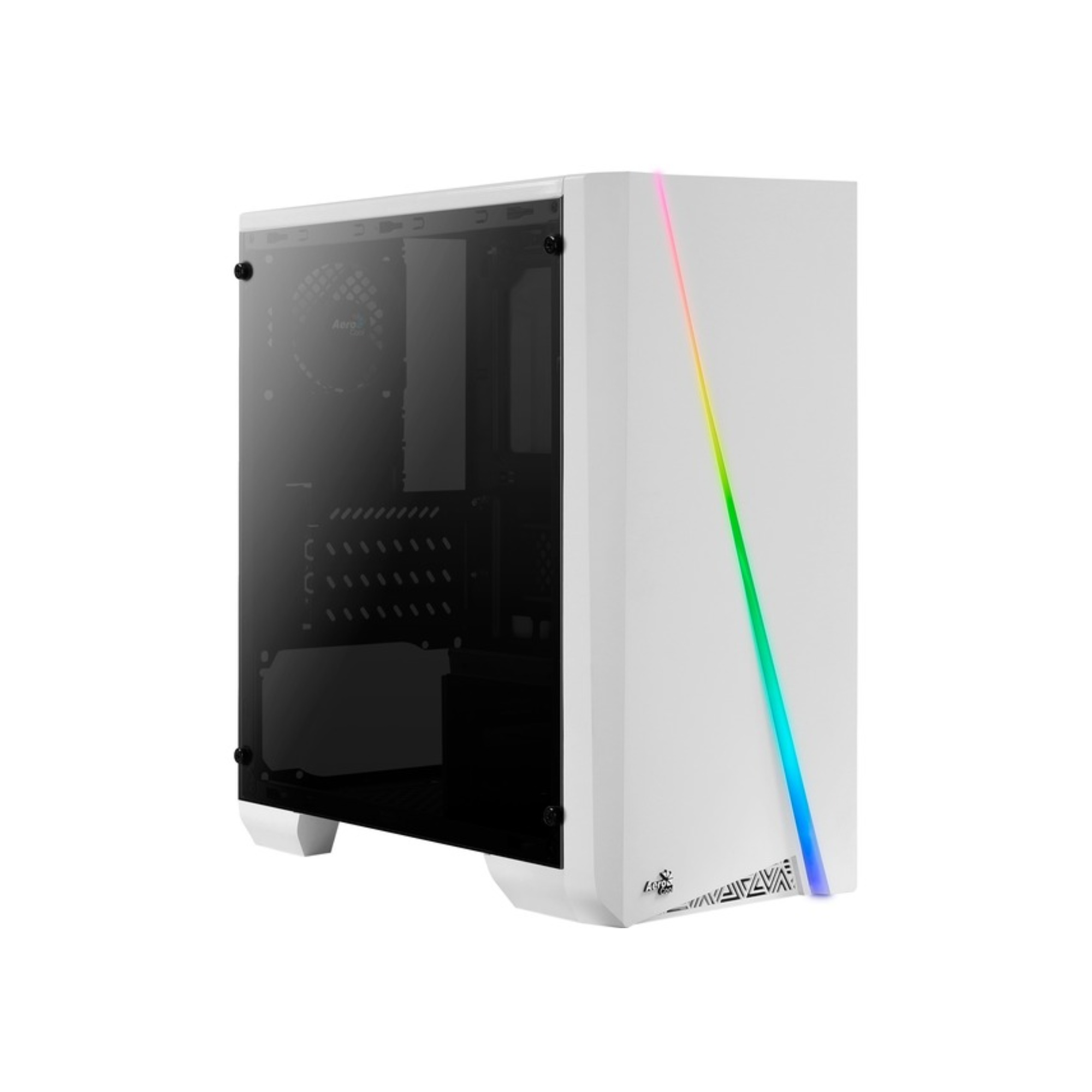 Aerocool Caja CYLONMINIW RGB Vent1X 8CM