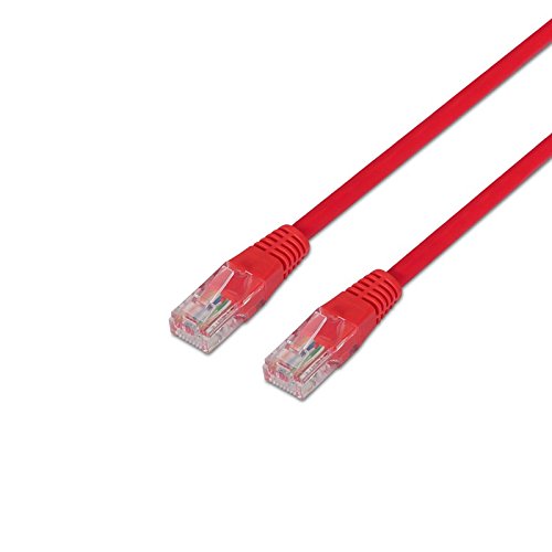 CABLE RED LATIGUILLO RJ45 CAT.6 UTP AWG24 ROJO 1.0 M NANOCABLE 10.20.0401-R