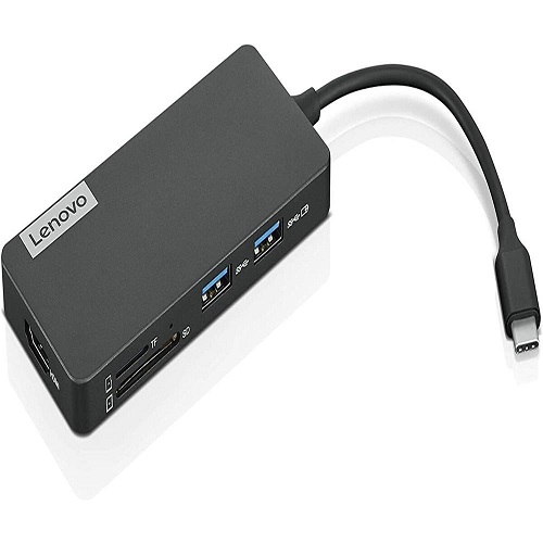 ADAPTADOR LENOVO USB-C TRAVEL HUB 7-IN-1 HDMI 4K+SD/TF READER+3xUSB+USB-C  Pass-through (UNIVERSAL PARA TODAS LAS MARCAS) | Cables | Lenovo