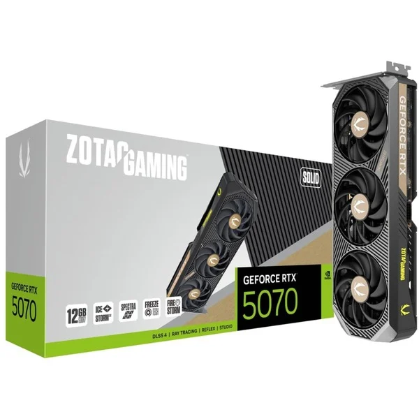 VGA ZOTAC GAMING GF RTX 5070 SOLID 12 GB