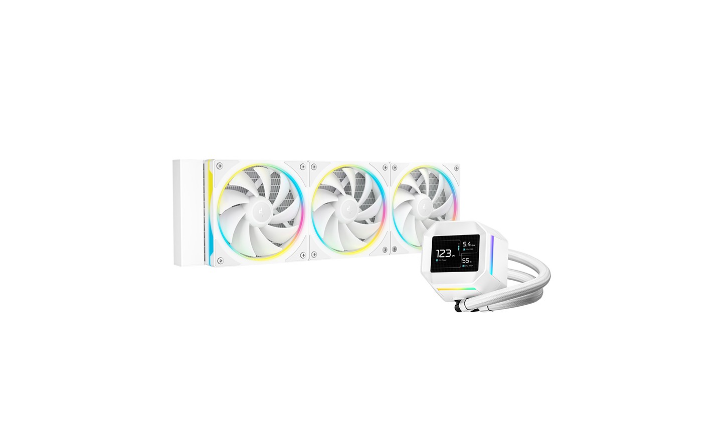 REFRIGERADOR LIQUIDO CPU DEEPCOOL LM360 WH LED RGB R-LM360-WHDMMC-1