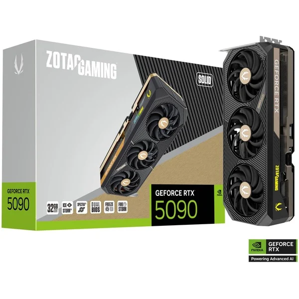 VGA ZOTAC GEFORCE RTX 5090 32GB GDDR7 3xDP 1xHDMI TRIPLE FAN