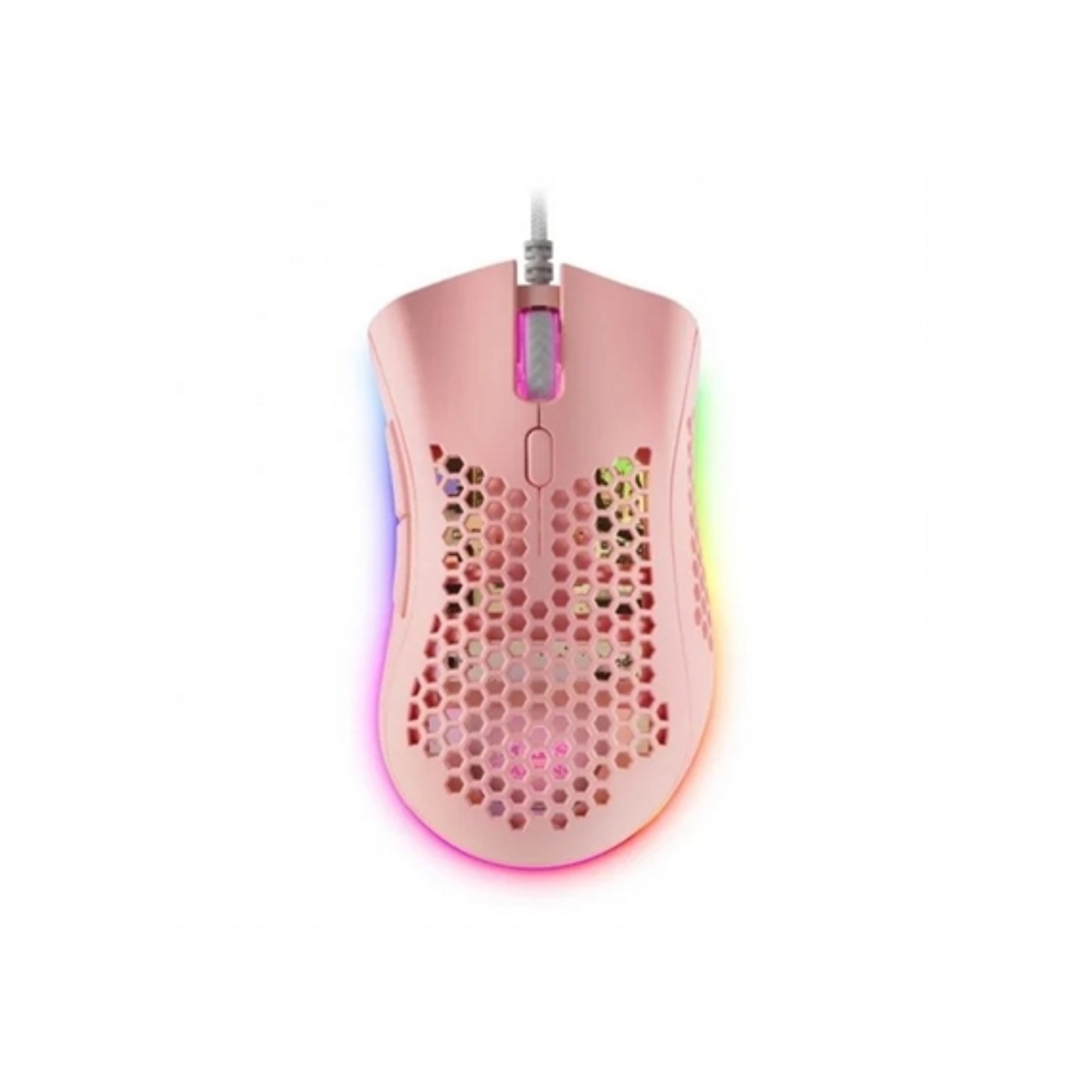 Mouse Mars Gaming MMEX HIVE Pink RGB 32K DPI PixArt 3389 Pro
