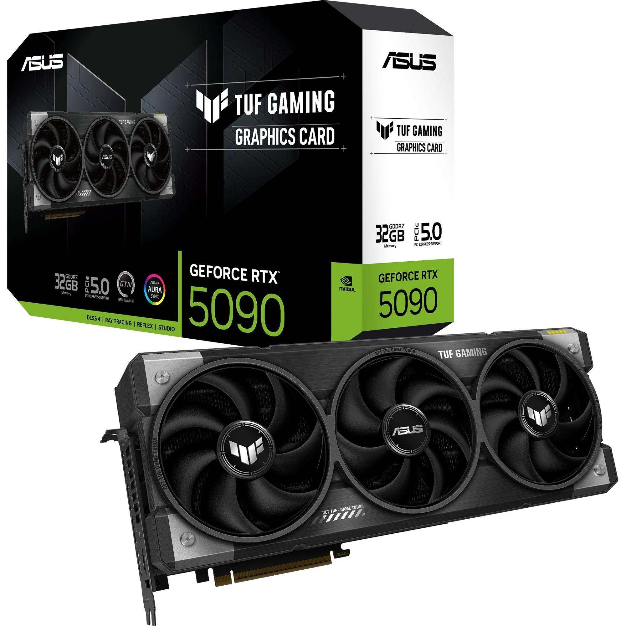 VGA ASUS GEFORCE TUF RTX 5090 GAMING 32GB DDR7 TRIPLE FAN