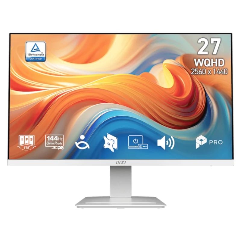 MSI PRO MP273QW E14 Monitor 27" IPS WQHD 144Hz 2K Blanco