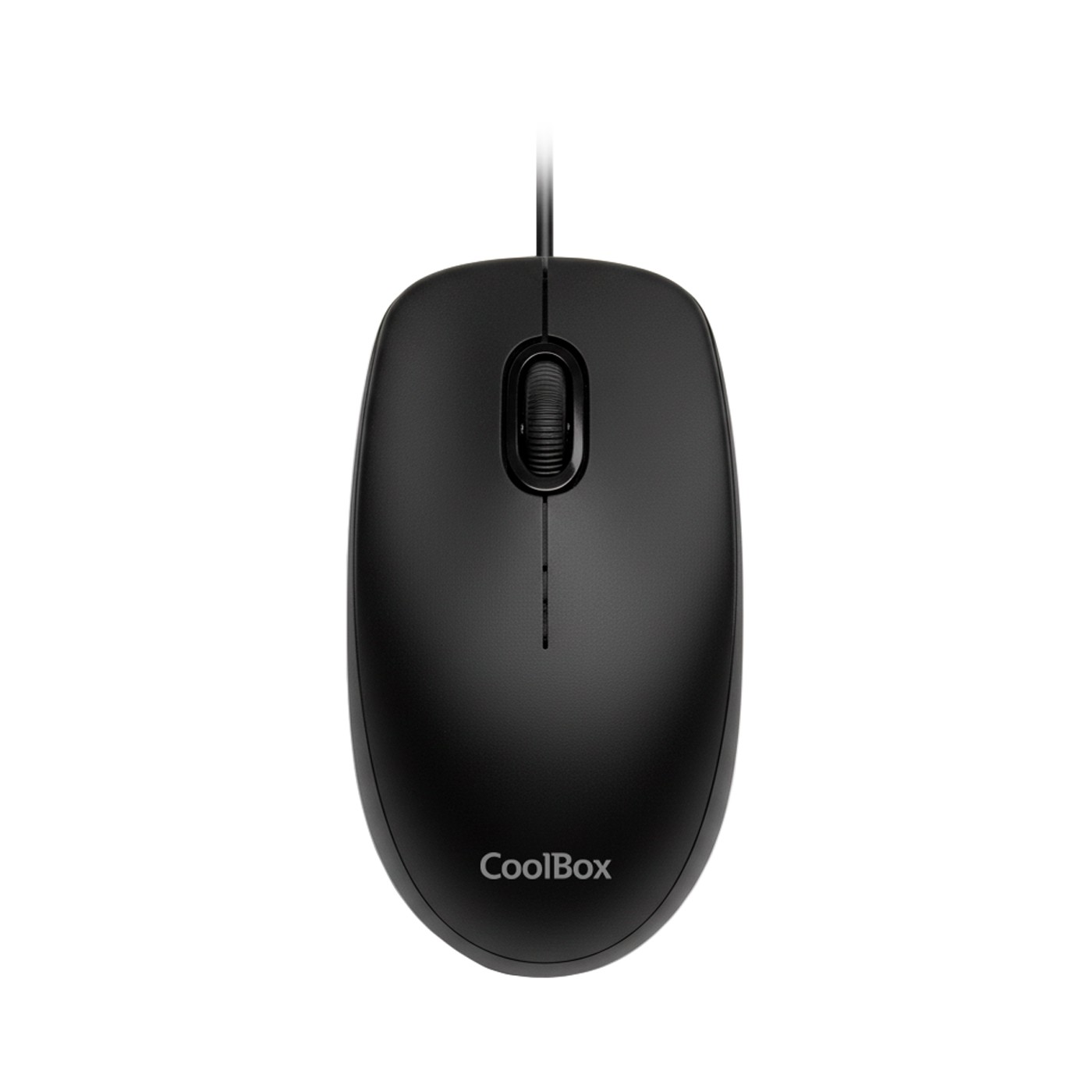 MOUSE COOLBOX U01 CABLE USB-A 3 BOTONES 1600 DPI COLOR NEGRO