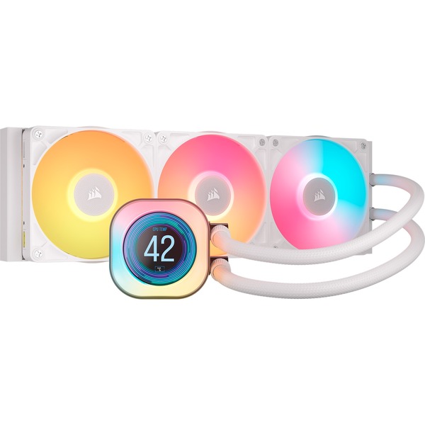REFRIGERADOR LIQUIDO CPU CORSAIR ICUELINK TITAN360RX LCD AIO WHITE CW-9061026-WW