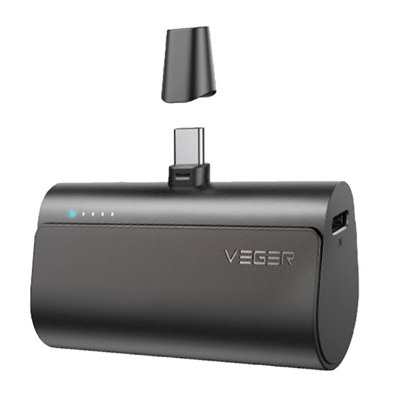 CARGADOR POWERBANK VEGER VG-W0556 5000MAH 20W TYPE-C BUILT-IN