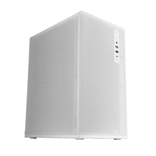 CAJA MICRO ATX MARS GAMING MC-MESHPROW AIRMESH PRO USB-C BLANCA