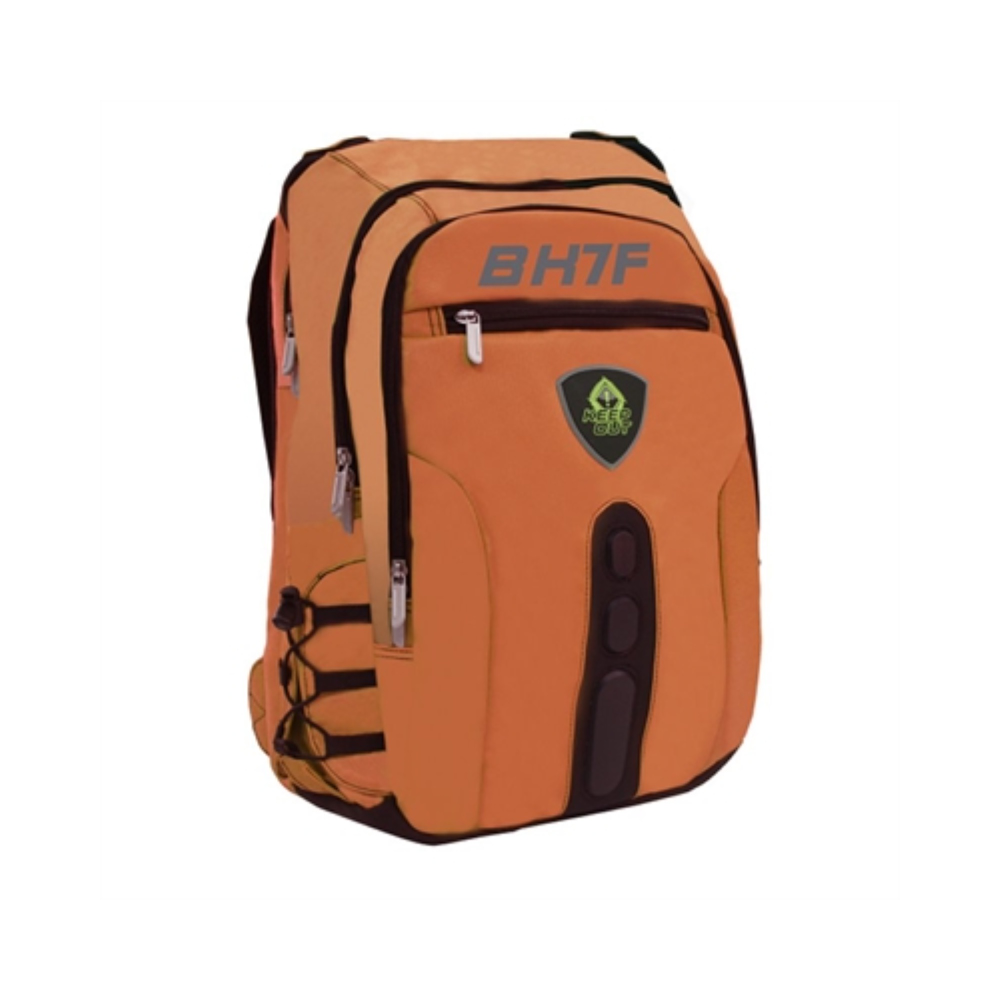 MOCHILA GAMING KEEP OUT BK7 FULL ORANGE PARA PORTATILES 15,6" CON MULTIPLES BOLSILLOS