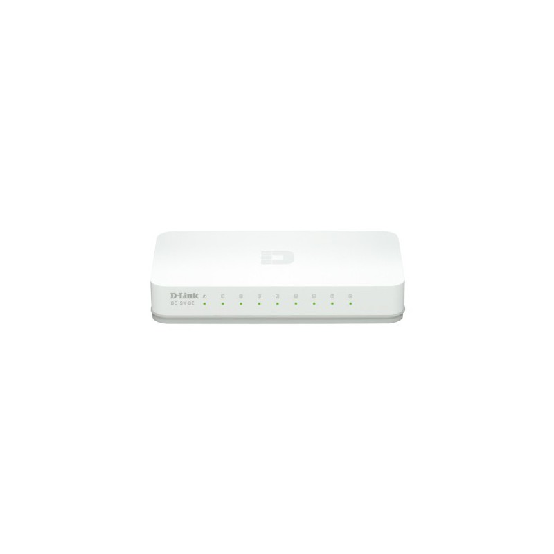 SWITCH NO GESTIONABLE D-LINK GO-SW-8E 8P ETHERNET SOBREMESA NO RACK