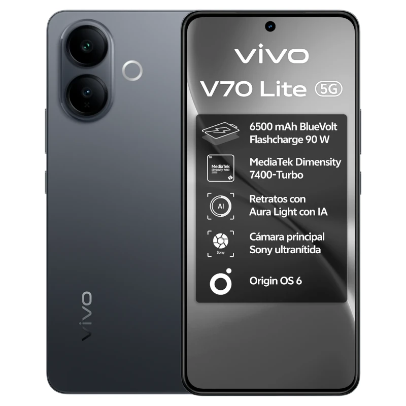 VIVO V70 Lite 5G 6.77" 6Gb 128Gb Black