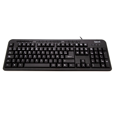 iggual Teclado multimedia CK-BASIC-120T negro