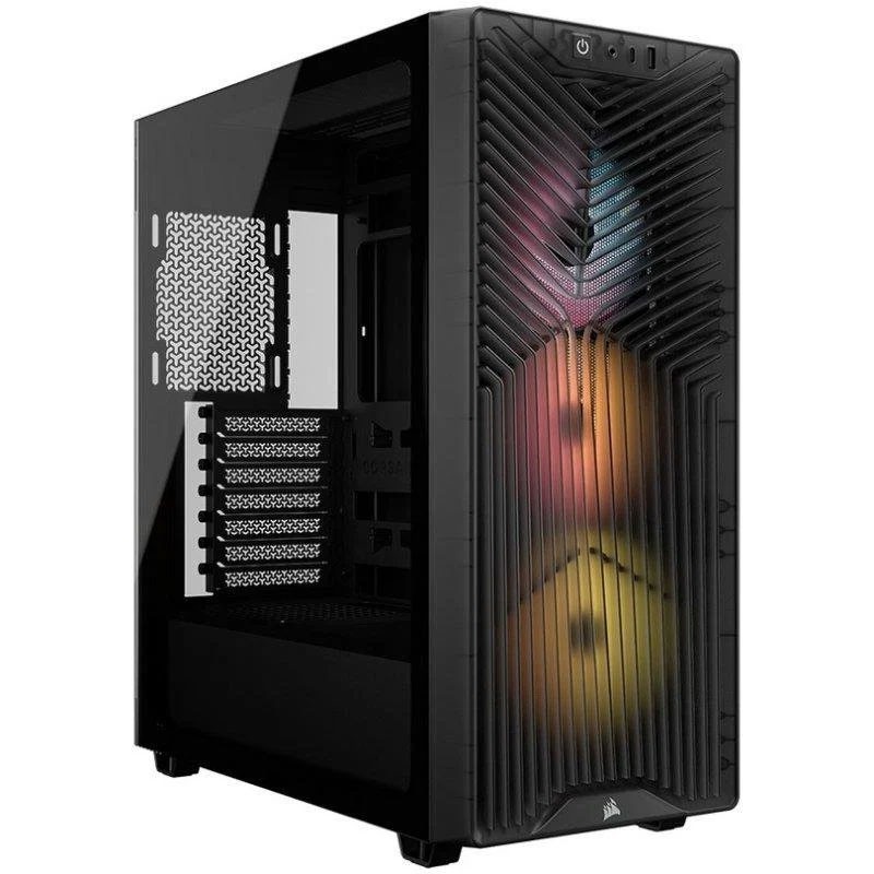 CAJA ATX SEMITORRE CORSAIR 3200D RS ARGB CRISTAL TEMPLADO SMOKE