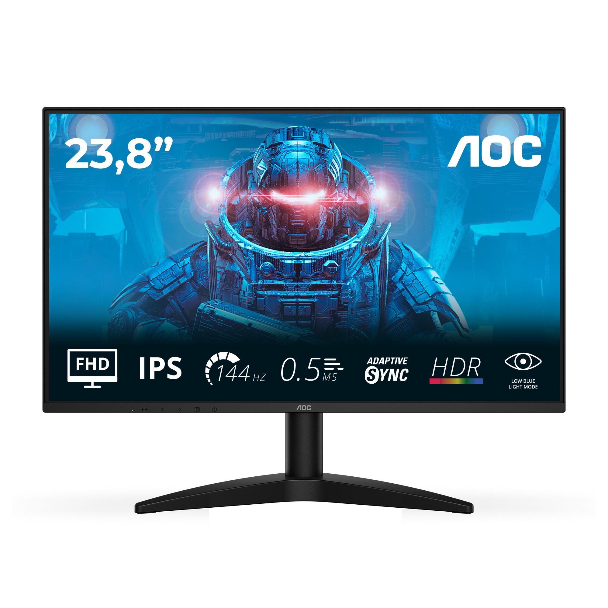 MONITOR 23.8 AOC 24B36X IPS FHD 1920X1080 144Hz HDMI NEGRO
