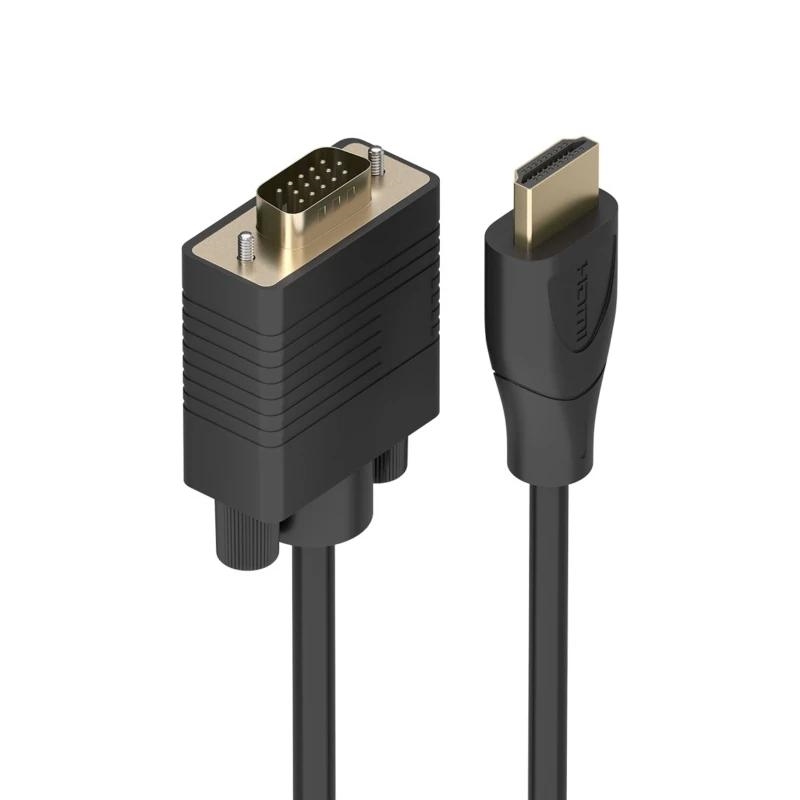 Aisens Cable Conversor HDMI/M a SVGA/M Negro 1m