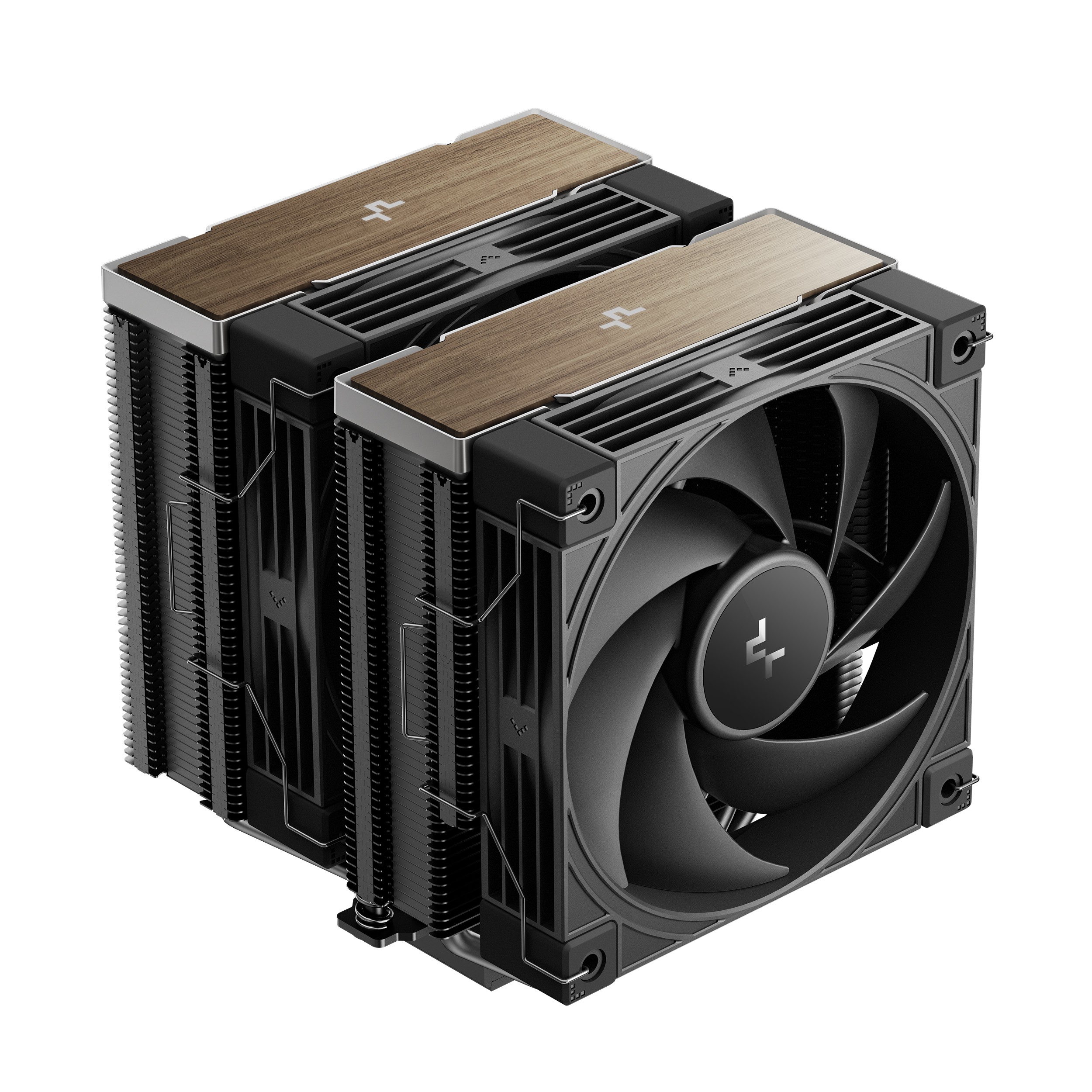 REFRIGERADOR CPU MULTIZOCALO DEEPCOOL AK620 G2 VENTILADOR DOBLE NEGRO-MADERA