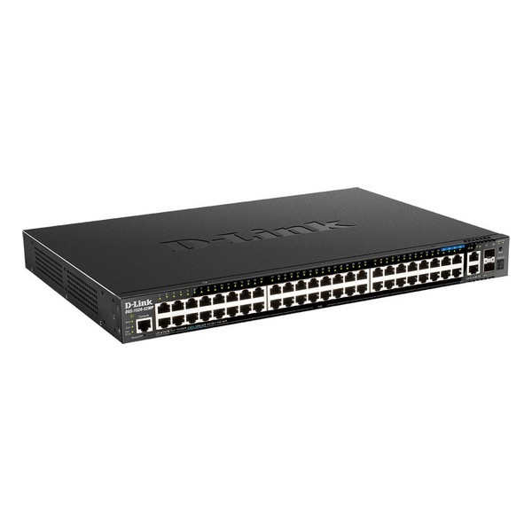 Switch D-Link DGS-1520-52MP gestionable L3 44 puertos Gigabit PoE+ 370W
