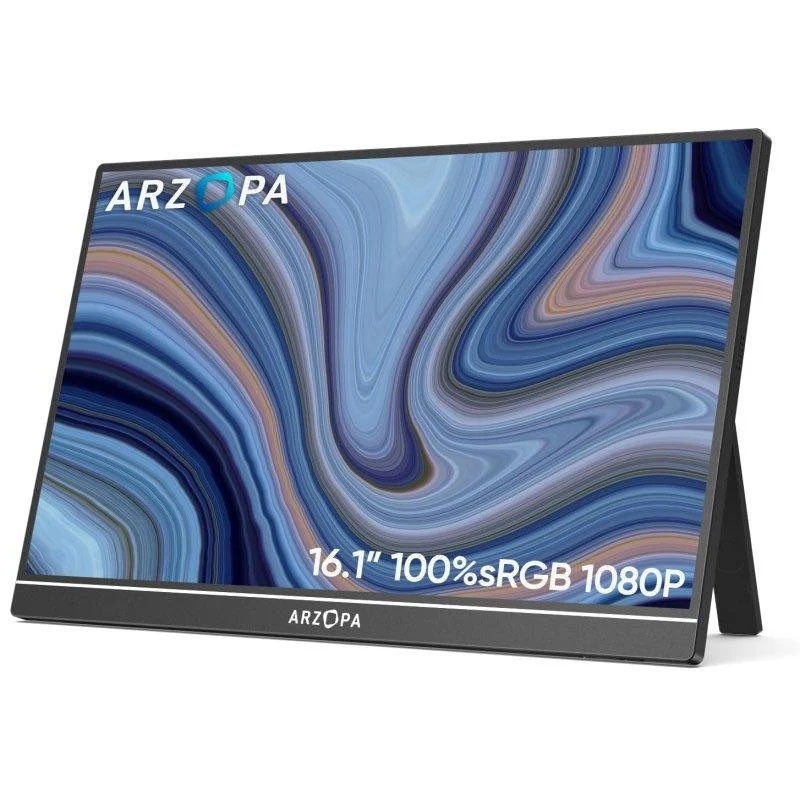 MONITOR PORTATIL ARZOPA Z1C 16.1 IPS FHD 1080P 60HZ 2USB-C BLACK