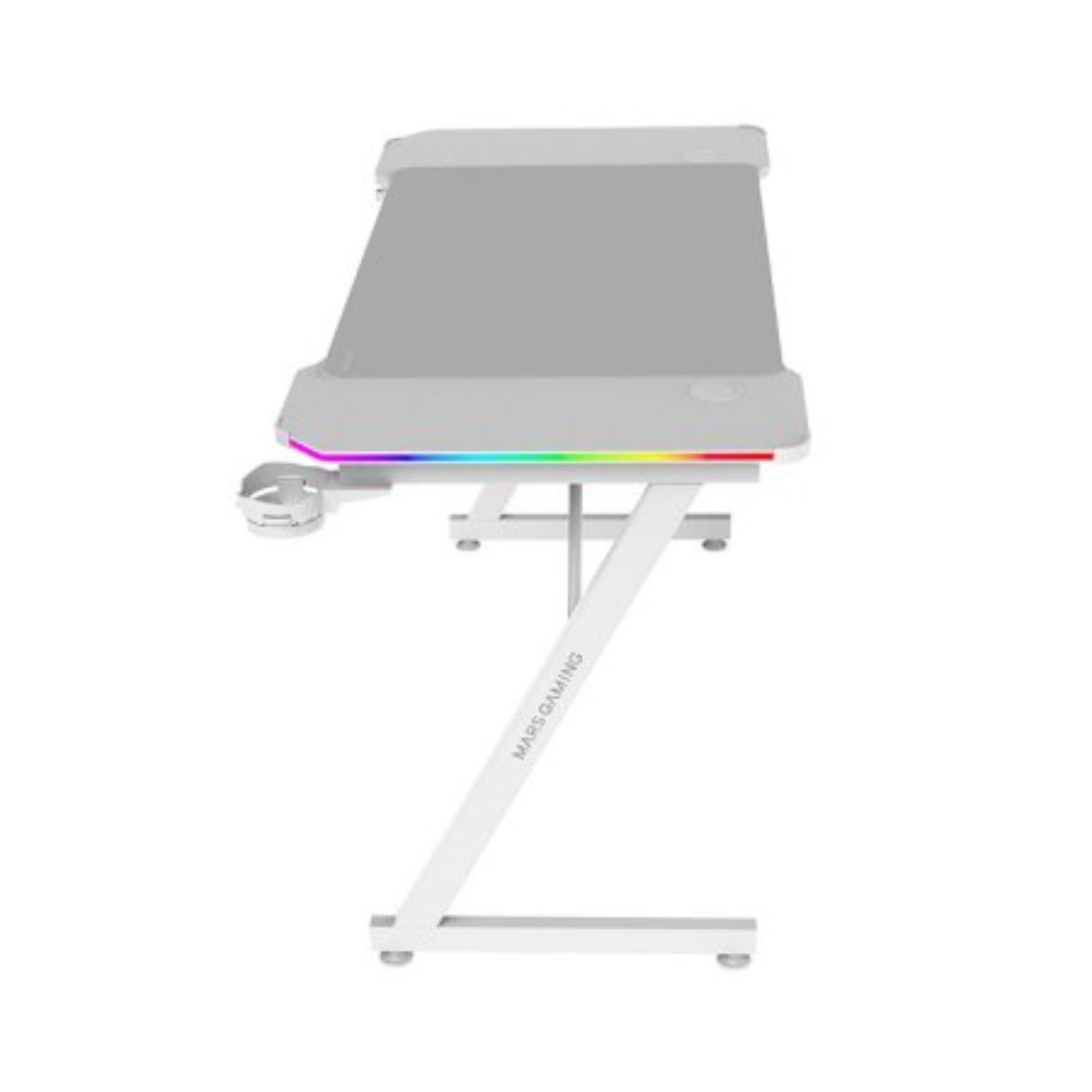 Mesa Mars Gaming MGDX120RGBW Chasis Acero 120x60cm RGB Blanco