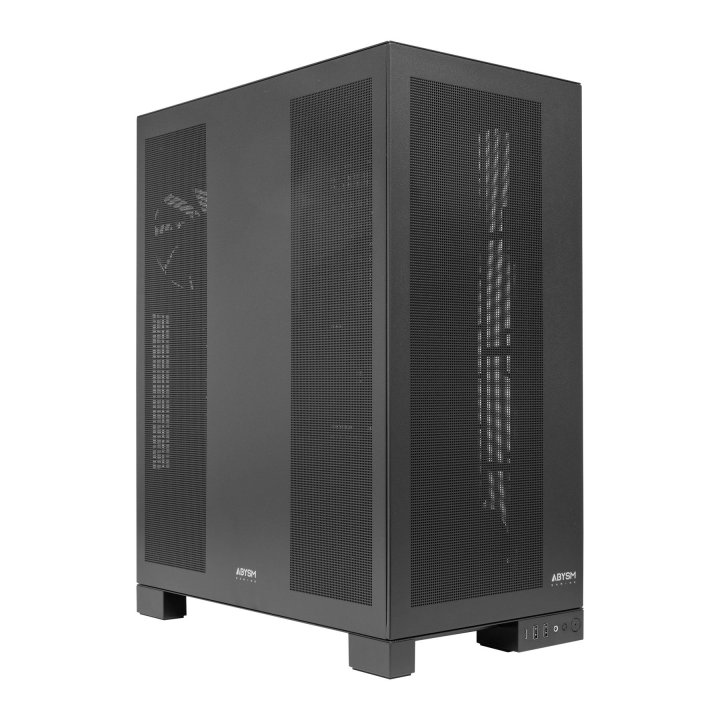CAJA E-ATX TORRE ABYSM AI PRO 100 WORKSTATION NEGRA 9xSLOTS 6xSSD 2xHDD 2xUSB 3.0 1xUSB-C COLOR NEGR