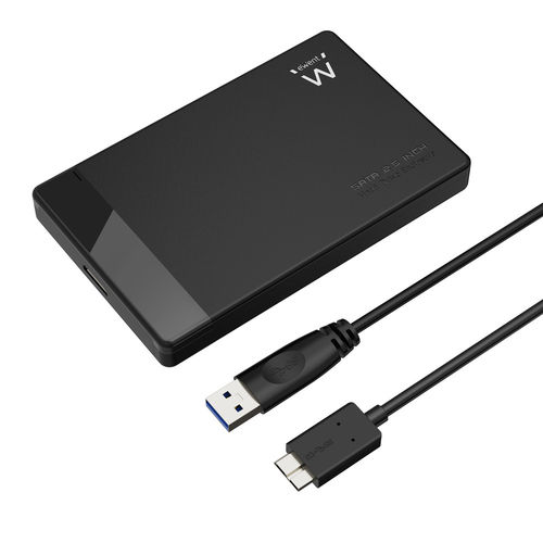 Ewent Carcasa para Disco Duro SATA de 3.5 sin Tornillos USB 3.1