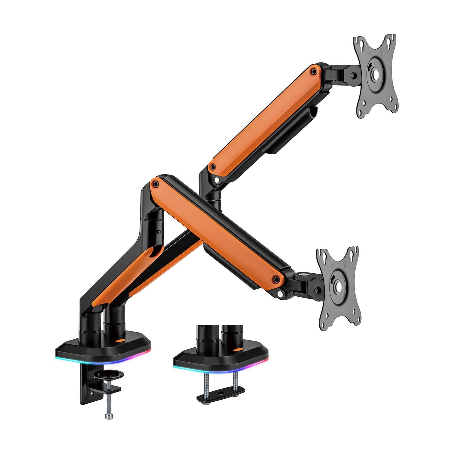 SOPORTE GAMING GIRA INCLI TV 9KG 2 BRZ 17-32 NEGRO-NARANJA AISENS DT32TSR-251