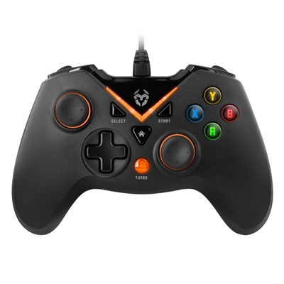 GAMEPAD KROM KEY PC PS3 NEGRO/NARANJA
