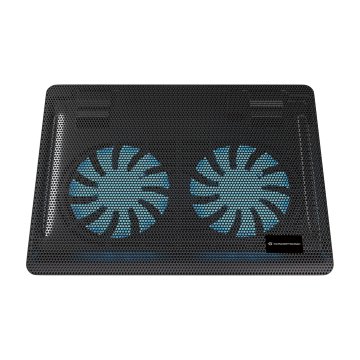 BASE DE REFRIGERACION PARA PORTATILES CONCEPTRONIC 2 VENTILADORES 125MM HASTA 15.6"