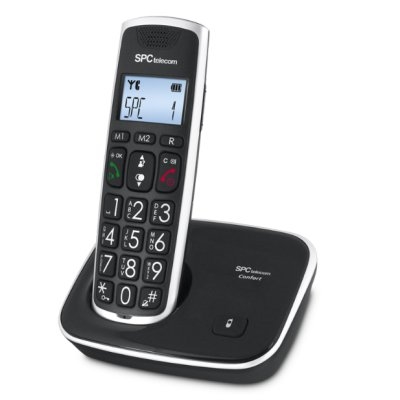 SPC 7608N Telf. DECT Tec.Grd. AG20 ID LCD ECO Ngr