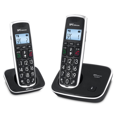 SPC 7609N Telf. DECT DUO Tec.Grd. AG20 ID LCD ECO