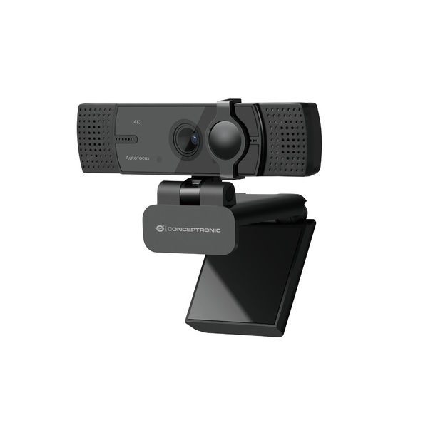 WEBCAM 4K CONCEPTRONIC AMDIS 8.3MP USB 3.57MM ANGULO VISION 80º AUTOFOCUS MICROFONO DUAL ADAPTADOR USB-C INCLUIDO