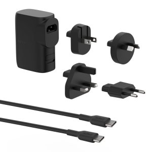 POWERBANK BELKIN BPZ003BT1MBK-B6 5K+CARGADOR 25W CON ADAPTADORES DE VIAJE NEGRO