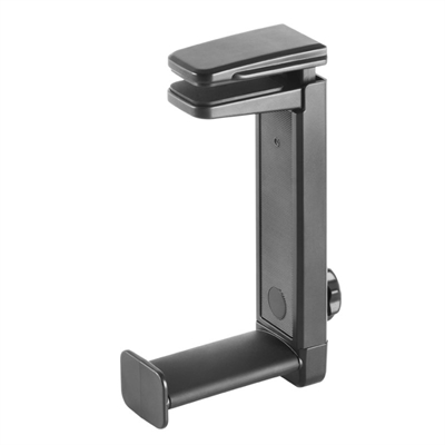 SOPORTE DE AURICULARES MARS GAMING MHH2 INSTALACION POR DEBAJO O ENCIMA DE LA MESA ROTACION 360º