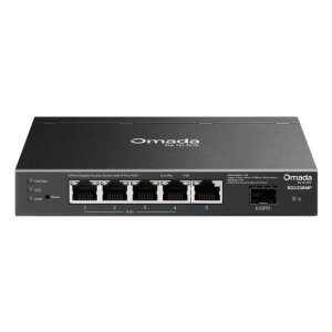 SWITCH POE+ NO GESTIONABLE TP-LINK SG2206MP 6P 5xRJ45 1Gbps 4xPoE+ 1xSFP Gbps 63W