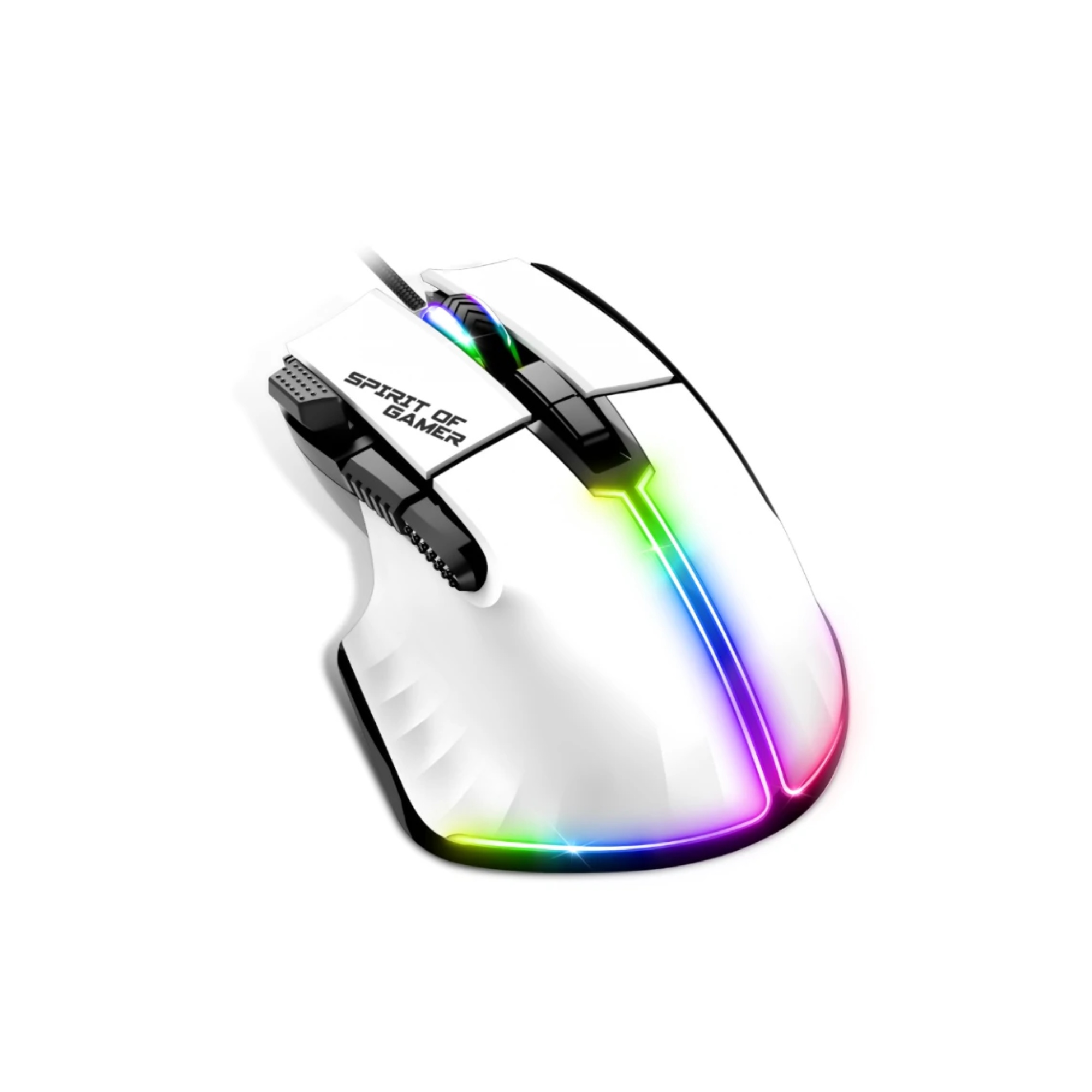 Spirit of Gamer Ratón Inalambrico Pro M5 White