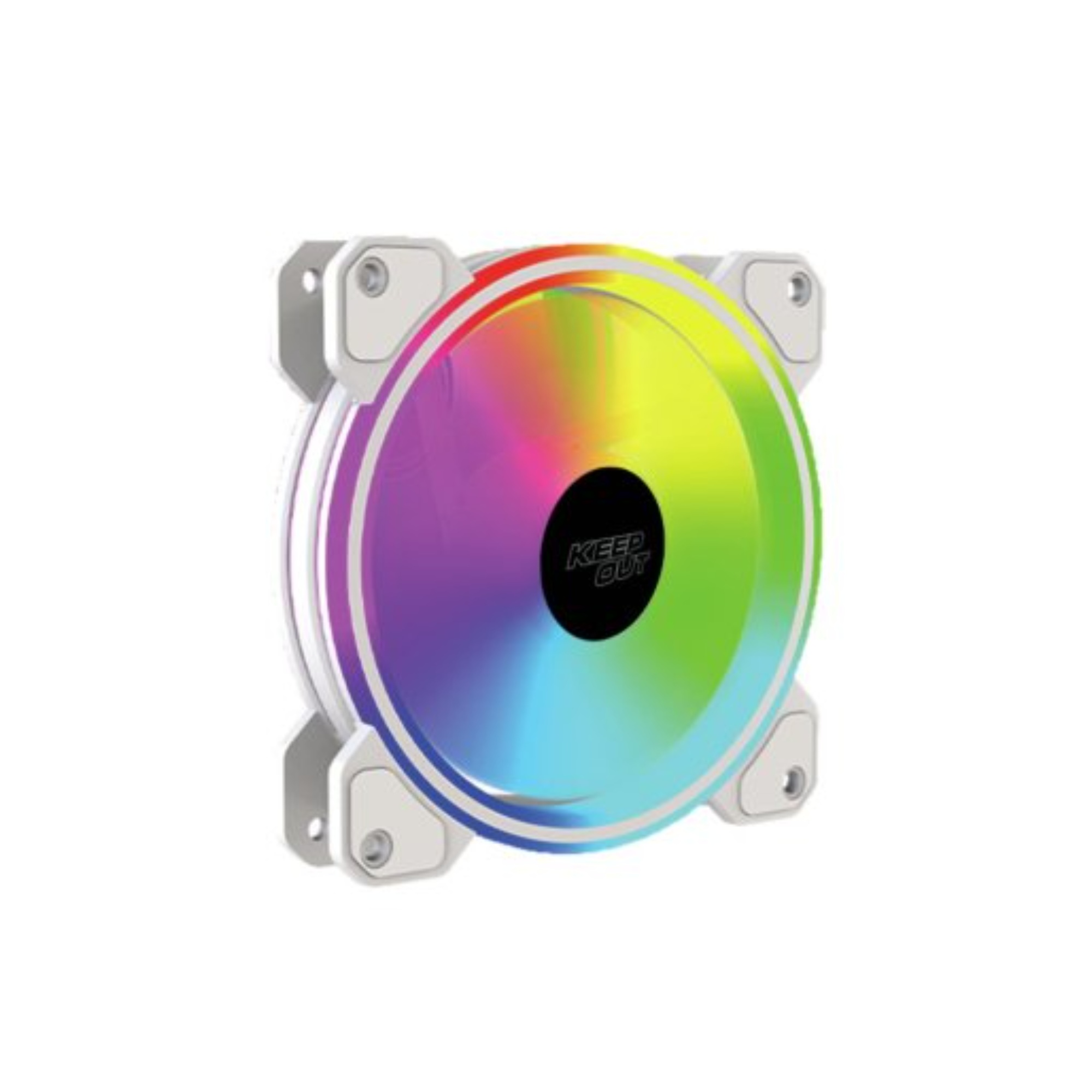 VENTILADOR INTERNO KEEP OUT XFC-120DRW 120MM 22DBA ARGB PWM BLANCO