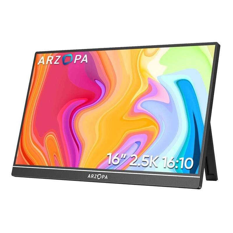 MONITOR PORTATIL ARZOPA Z1RC 16.0 IPS FHD 1080P 60HZ 2USB-C HDMI MM BLACK