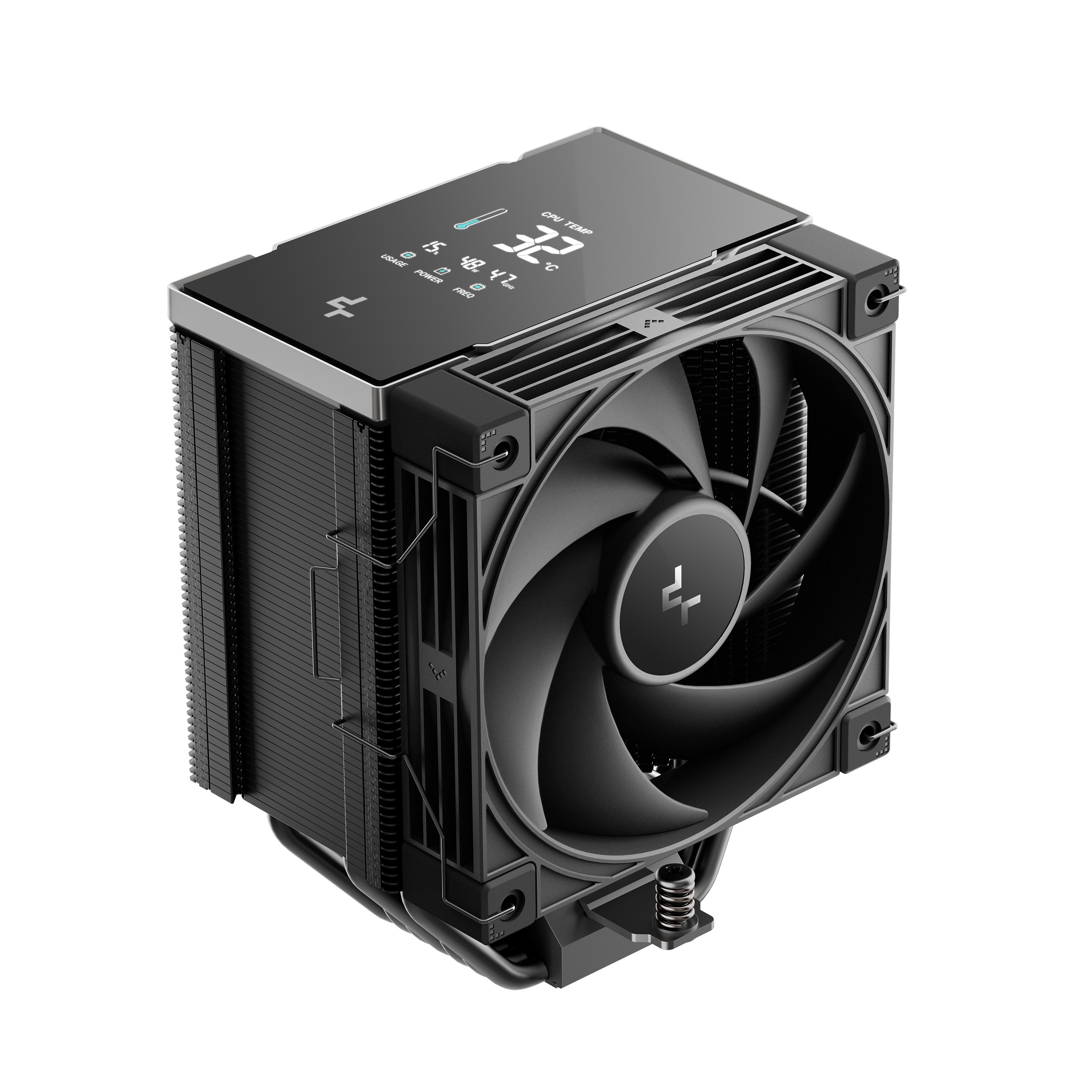 REFRIGERADOR CPU MULTIZOCALO DEEPCOOL AK700 DIGITAL NYX NEGRO