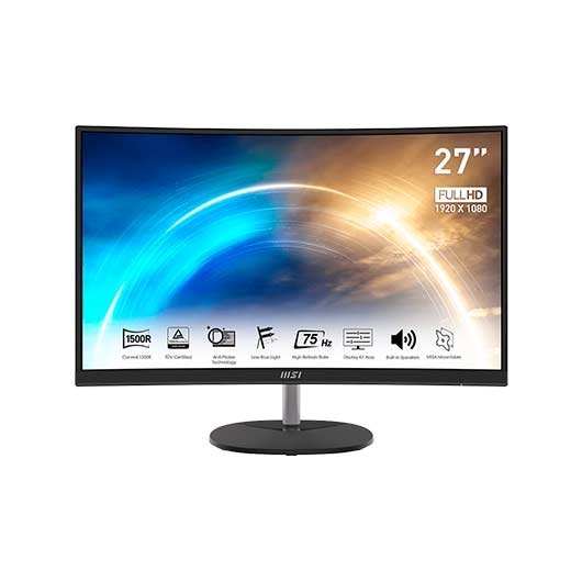 MONITOR LED 27  MSI PRO MP271CA NEGRO CURVO