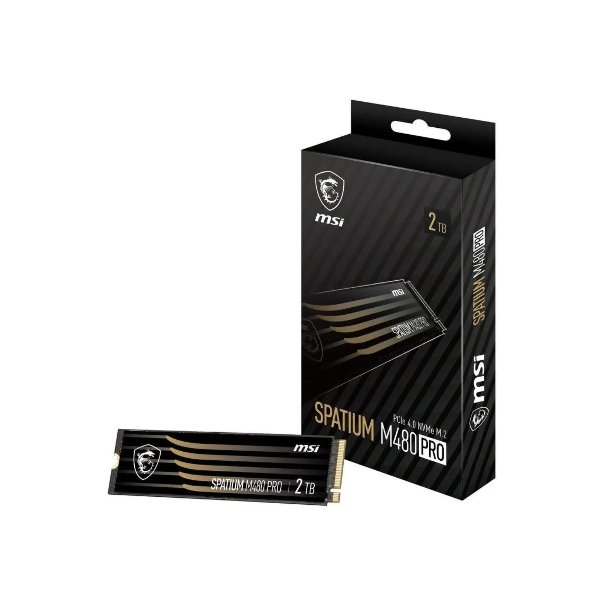 MSI SSD Spatium M480 Pro 2Tb PCIe 4.0 NVMe 7400Mbs