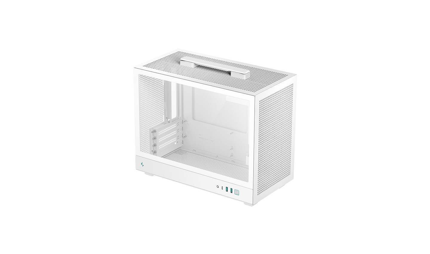 Caja semitorre micro-ATX Deepcool CH160 Plus blanca R-CH160-WHNGM0-G