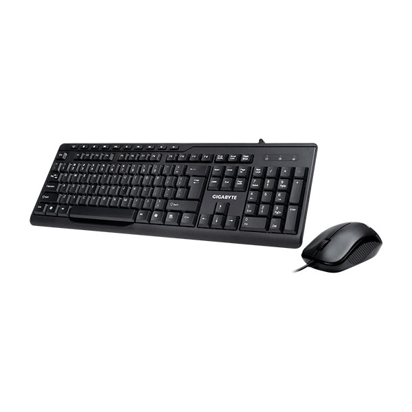 TECLADO GIGABYTE + RATON KM6300 MULTIMEDIA NEGRO USB