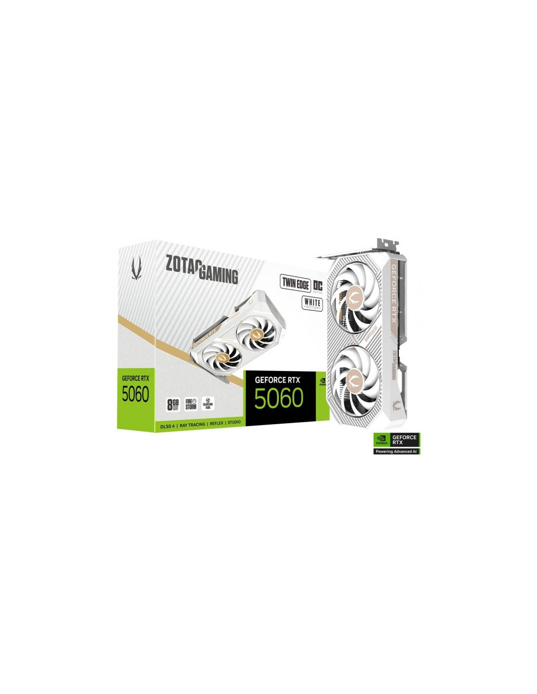 VGA ZOTAC GAMING RTX 5060 TWIN EDGE OC 8GB WHITE